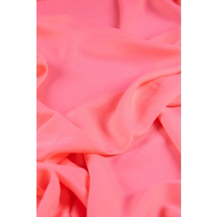 Rayon silk.neon coral